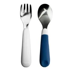 Kids Oxo Tot Tableware|Plates & Placemats>On-the Go Fork and Spoon Set - Navy