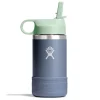 Kids Hydro Flask Tableware|Bottles & Insulated Bottles>12oz Kids Wide Straw Bottle Grey/Green