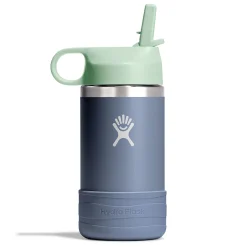 Kids Hydro Flask Tableware|Bottles & Insulated Bottles>12oz Kids Wide Straw Bottle Grey/Green