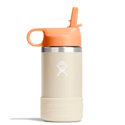 Kids Hydro Flask Tableware|Bottles & Insulated Bottles>12oz Kids Wide Straw Bottle - Beige/Peach