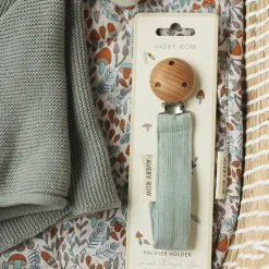 Avery Row Pacifiers & Clips|Pacifiers & Clips>Pacifer Holder Corduroy - Blue