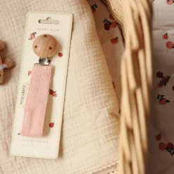 Avery Row Pacifiers & Clips|Pacifiers & Clips>Pacifer Holder Corduroy- Pink