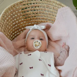 Bibs Pacifier 6-18(2) - Bow (Size 2)
