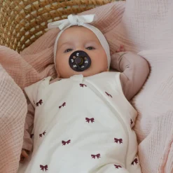 Bibs Pacifier 6-18(2) - Bow (Size 2)