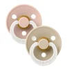 Bibs Pacifier (2) 0-6m - Blush / Vanilla (Size 1)