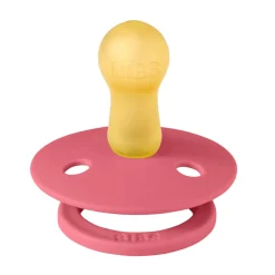 Bibs Pacifier (2) 0-6m - Dusty Pink/Coral (Size 1)