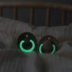 Bibs Pacifiers & Clips|Pacifiers & Clips>Pacifier (2) 18-36m - Glow Sage (Size 3)