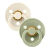 Bibs Pacifiers & Clips|Pacifiers & Clips>Pacifier (2) 18-36m - Ivory / Sage (Size 3)