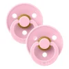 Bibs Pacifier 0-6m (2) - Pink (Size 1)