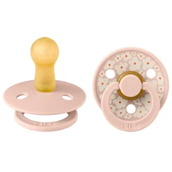 Bibs Pacifiers & Clips|Pacifiers & Clips>Pacifier 6-18m (2) - Studio Jasmine Blush Mix (Size 2)