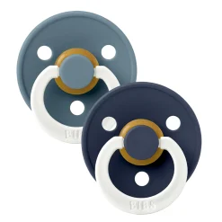 Bibs Pacifiers & Clips|Pacifiers & Clips>Pacifier 0-6m (2) - Glow in the Dark Petrol/Deep Space