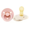 Bibs Pacifiers & Clips|Pacifiers & Clips>Pacifier 0-6m (2) - Ivory / Pink (Size 1)