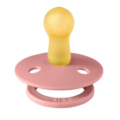 Bibs Pacifier 6-18m Set of 2 - Dusty Pink/Coral (Size 2)