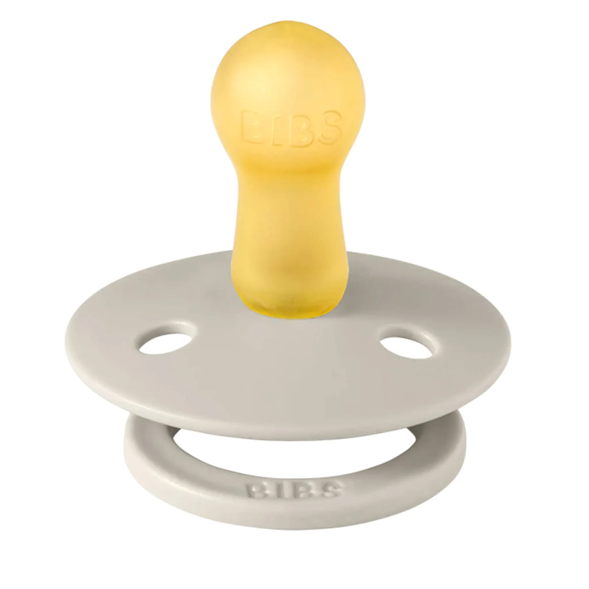 Bibs Pacifier 0-6m Set of 2 - Block Sand Mix (Size 1)