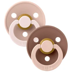Bibs Pacifier 0-6M (2 ) Fusion Blu - (Size 1)