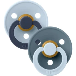 Bibs Pacifier 0-6M(2) - Blush Fusion (Size 1)