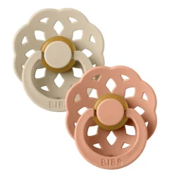 Bibs Pacifier Boheme (2) 0-6m - Vanilla (Size 1)