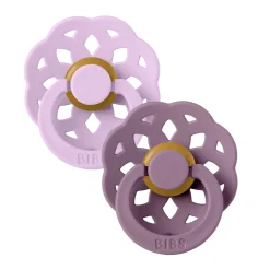 Bibs Pacifiers & Clips|Pacifiers & Clips>Pacifier Boheme (2) 6-18m - Violet Sky/Mauve (Size 2)