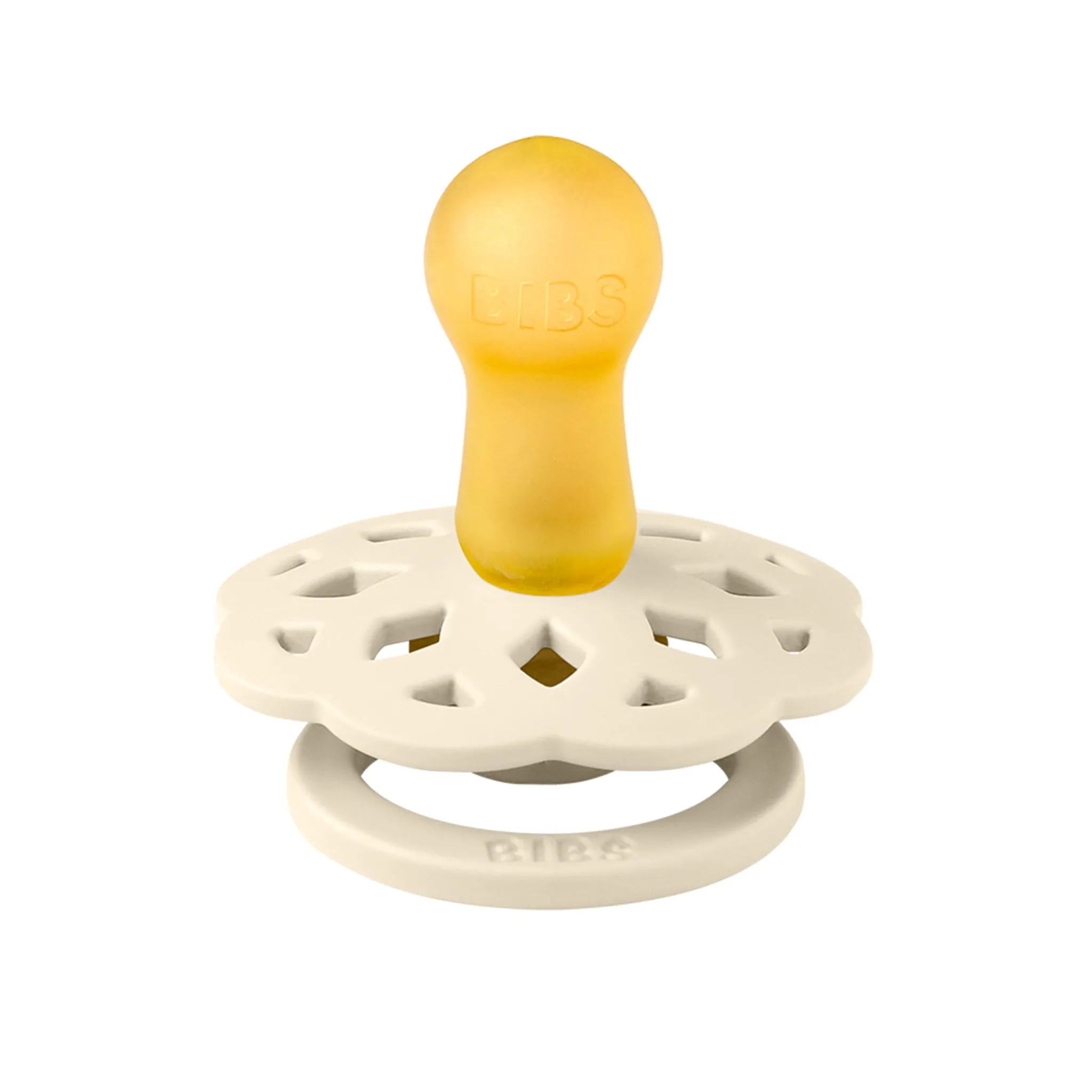 Bibs Pacifier Boheme 2-Pack 6-18m - Ivory / Sage (Size 2)