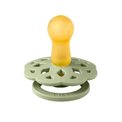 Bibs Pacifier Boheme 2-Pack 6-18m - Ivory / Sage (Size 2)
