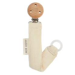 Avery Row Pacifier Clip - Corduroy / cream