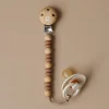Bulle Pacifier Clip Era - Leather