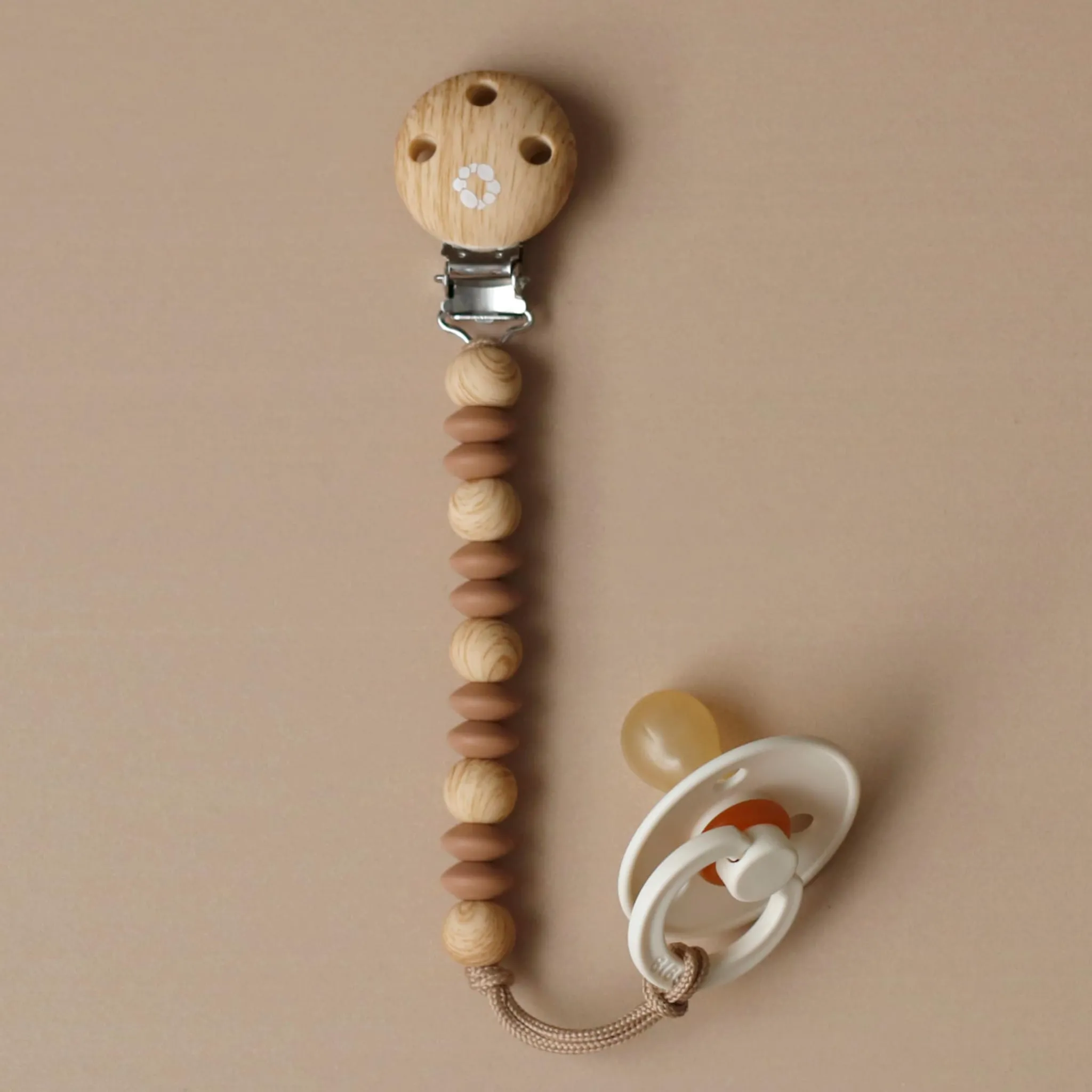 Bulle Pacifier Clip Era - Leather