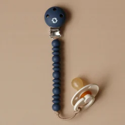 Bulle Pacifier Clip Halo - Off Blueb