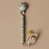 Bulle Pacifiers & Clips|Pacifiers & Clips>Pacifier Clip Halo - Off Sage