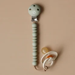 Bulle Pacifiers & Clips|Pacifiers & Clips>Pacifier Clip Halo - Off Sage