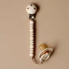 Bulle Pacifier Clip Halo - Off White
