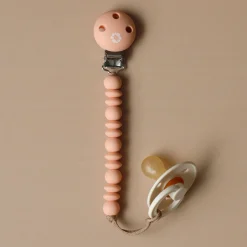 Bulle Pacifier Clip Halo - Peach