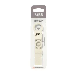 Bibs Pacifier Clip Loop - Ivory
