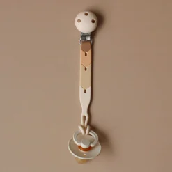 Bulle Pacifiers & Clips|Pacifiers & Clips>Pacifier Clip Retro - Beige