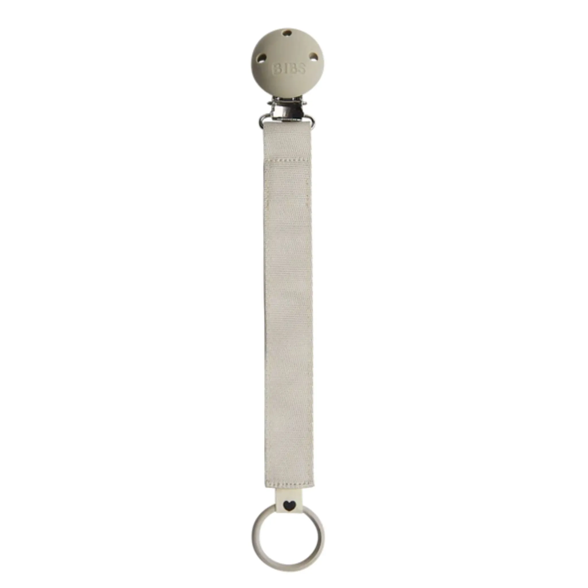 Bibs Pacifier Clip Ribbon - Sand