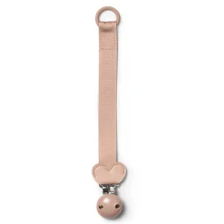 Elodie Pacifier Clip Wood - Blushing Pink