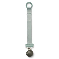 Elodie Pacifier Clip Wood - Hazy Jade