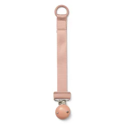 Elodie Pacifiers & Clips|Pacifiers & Clips>Pacifier Clip Wood - Pink