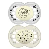Mam Baby Pacifiers & Clips|Pacifiers & Clips>Pacifiers (2) Glow in the Dark 6m+