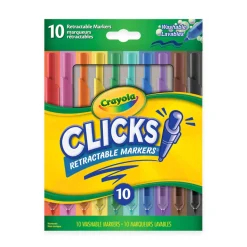 Kids Crayola Diy & Activities>10-Pack Clicks Retractable Markers