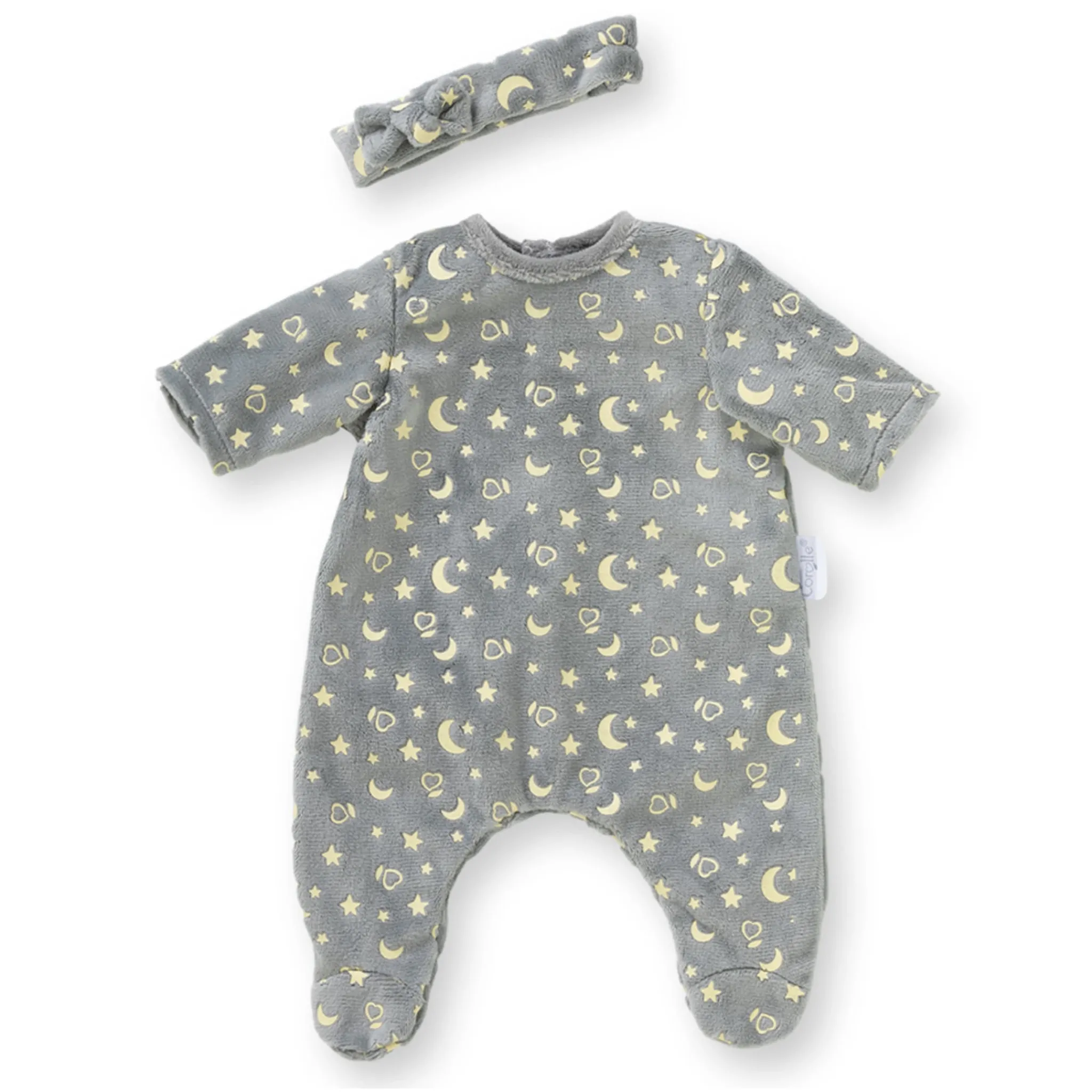 Corolle Dolls>Pajamas Glow in the Dark and Headband