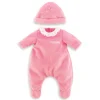 Corolle Pajamas Pink & Hat