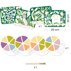 Kids Djeco Diy & Activities>Palette painting - Wild one