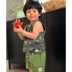 Kids/BOY Camp by Birdz Palm Tank Top 2-8y