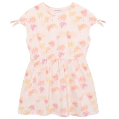 Kids Minymo Palm Tree Aop Dress 3-8
