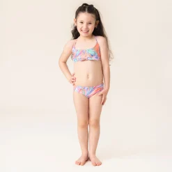 Kids Nano Swimsuits>Palm Tree Bikini 4-14