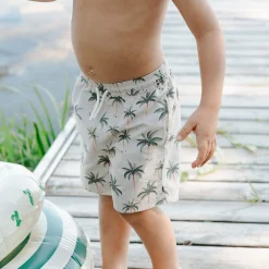 Kids/BOY Petit Lem Palm Tree Swimshorts 2-7y