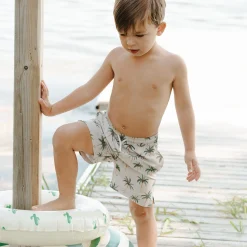 Kids/BOY Petit Lem Palm Tree Swimshorts 2-7y