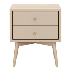 Babyletto Nightstands>Palma Nightstand with USB Port Assembled - Taupe