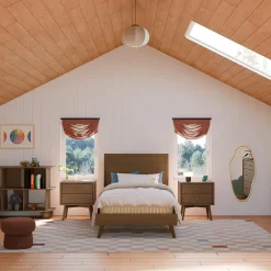 Babyletto Palma Twin Bed - Natural Walnut